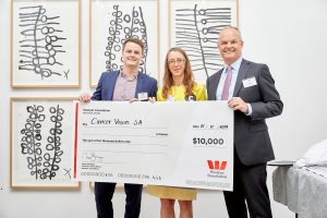 Big cheque from Westpac Foundation